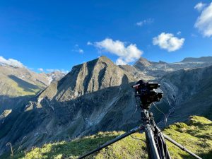 Kamera für Timelapse-Luftaufnahmen in Bergen, professionelle Videoproduktion, Roland Chytra